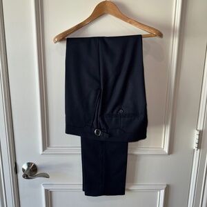 Suitsupply navy flannel dress pants 100% wool in size 32